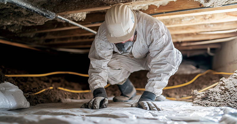 EntoLogic technician at a client property