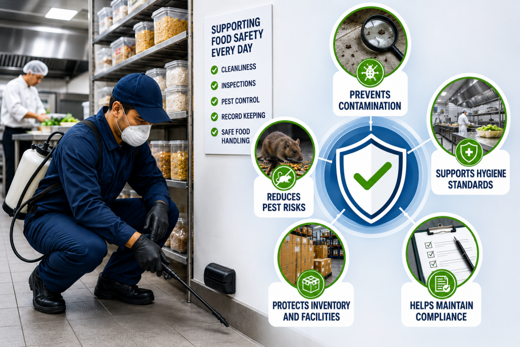How Do Commercial Pest Control Services Support Food Safety Programs in Business Operations?