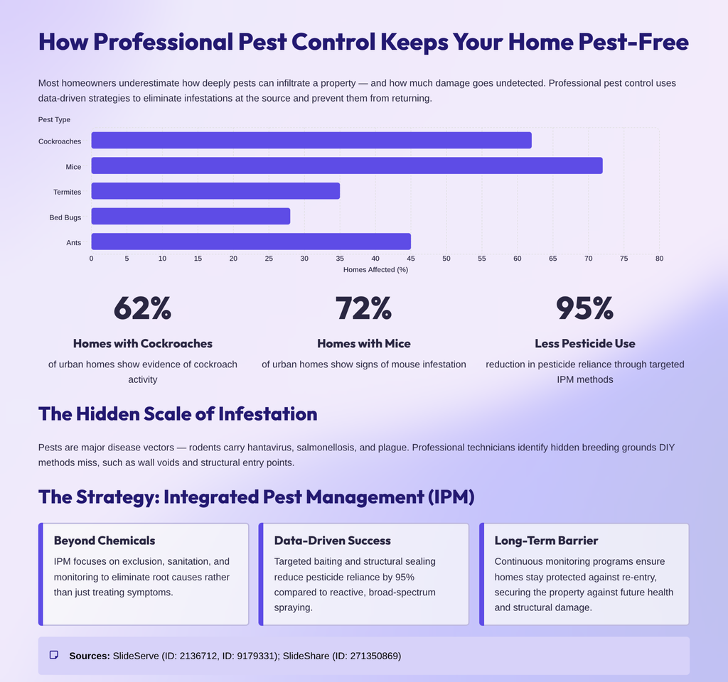 How Professional Pest Control Keeps Your Home Pest-Free